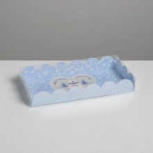 Коробка для печенья "Снежная пора" 10,5х21х3см